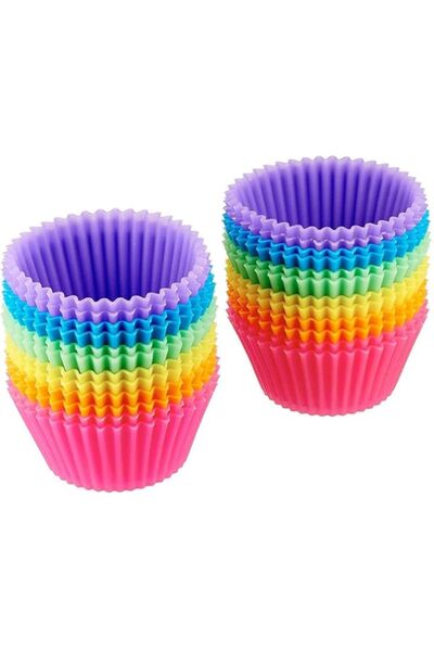 Generic أكواب خبز سيليكون قابلة لإعادة الاستخدام من Oban U-HOME (عبوة من 24 ق...