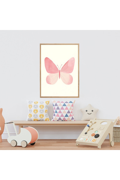 Dekorsiahome Pictură pentru cameră pentru copii cu ramă din lemn dintr-o singură bucată TK1081