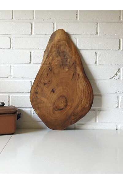 Yonga Sanat Atölyesi Natural Formed, One Piece, Handmade Walnut Wood Presenta...