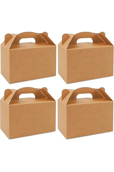 Generic 12 Pack Brown Goodies Boxes Dessert Boxes Treat Boxes Gable Boxes Kraft Party Favor Boxes for Keepi