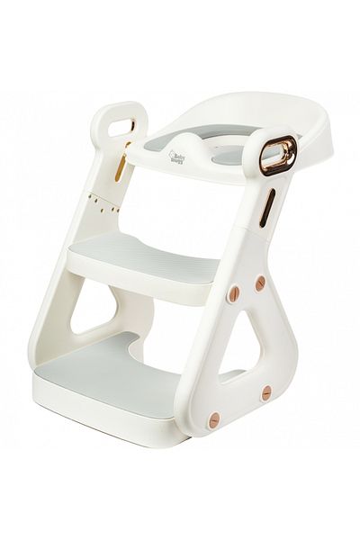 BabySnugg Children's toilet reducer with step - also suitable for square toilets, multifunctional