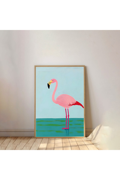 Dekorsiahome Детска стая с картина с дървена рамка от едно парче TK1164