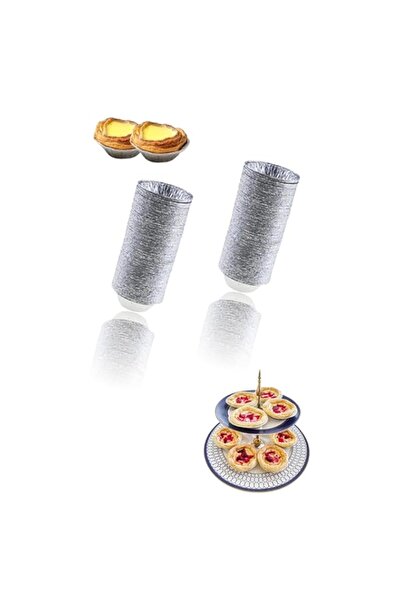 Generic صواني فطائر سويت سيف المصنوعة من ورق الألومنيوم لتحضير فطائر التارت و...