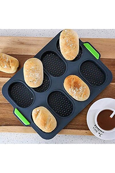 Generic صينية خبز مستطيلة الشكل من السيليكون من SHHDD، شفافة، آمنة للاستخدام ...