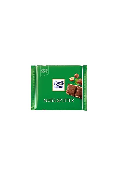 Ritter Sport Milk Chocolate - Crunchy Roasted Chopped Hazelnuts, 100 g