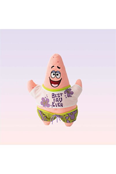 NİCKELODEON Sünger Bob Kare Pantolon Patrick Yıldız Figürlü Tişörtlü Peluş 30 cm