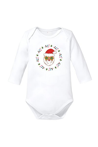 OEM Body copil Crăciun bumbac alb Merry Christmas mărimea 68