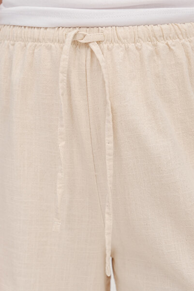 Addax Штани з широкими штанинами та зав'язкою на талії PN17449