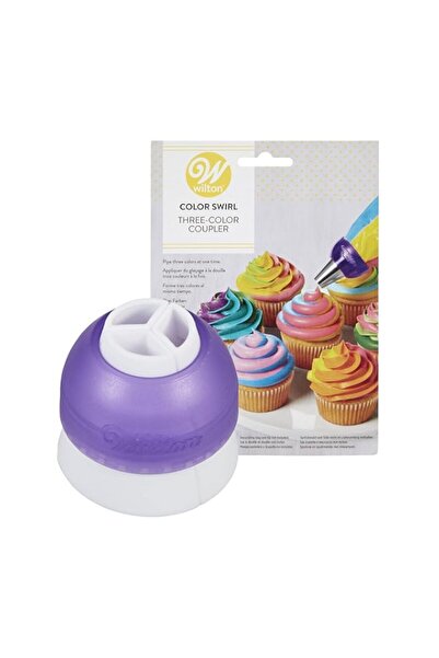 Generic وصلة أكياس التزيين الملونة بثلاثة ألوان من ويلتون 411-1992