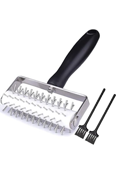 Generic أداة إرساء عجين البيتزا من EVEDMOT - مثقاب دبوس من الفولاذ المقاوم لل...