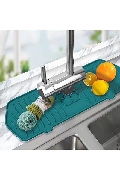 Generic SKEIDO Silicone Faucet Water Catcher Mat Splash Guard for Sink Faucet...