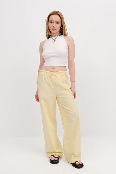Addax Pantaloni largi cu talie legată PN17449