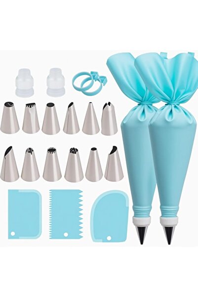 Generic أكياس تزيين الكيك القابلة لإعادة الاستخدام من WOFEIS وأدوات تزيين الك...