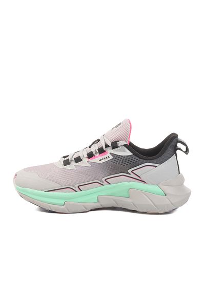 Pierre Cardin Gray Mesh Lightweight Flexible Women's Sports Shoes Pci-11055 g