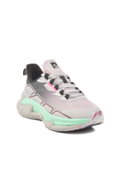 Pierre Cardin Gray Mesh Lightweight Flexible Women's Sports Shoes Pci-11055 g