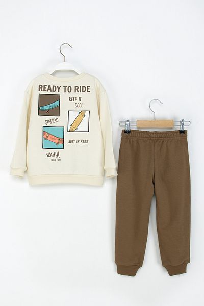 DMB BOYS & GIRLS Boys Tracksuit Set Skate Printed Sweatshirt and Sweatpants