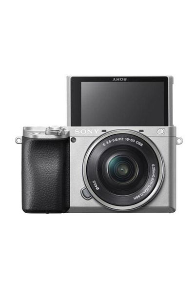 Sony Mirrorless Camera Alpha A6100 with 16-50mm Lens (Silver)
