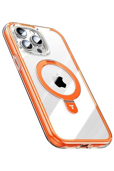 TORRAS 360° Encircling Air Cushion Ultra Protection, Magnetic Ostand SS Air Designed for iPhone 15
