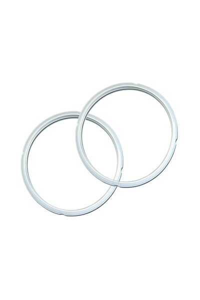 Generic حلقات إغلاق فورية من قطعتين شفافة، سعة 8 كوارت