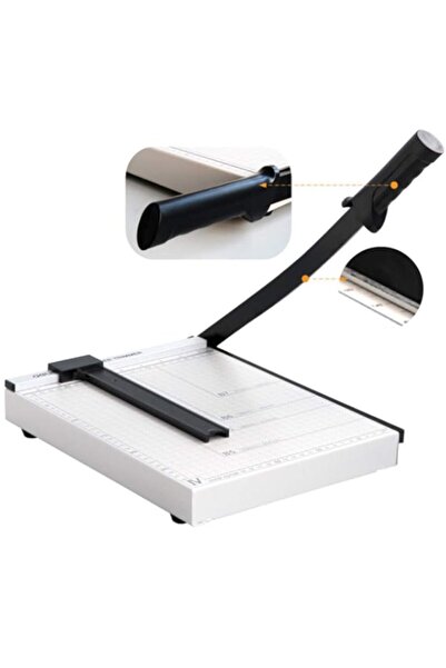 Generic قاطع ورق شوواي، مقصلة ورق A4، قاطع صور شديد التحمل، طول القطع 12 بوصة...