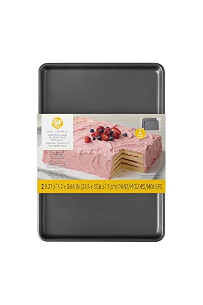 Generic طقم قوالب كيك ويلتون 291297 سهل الطبقات، مكون من قطعتين، رمادي، من ال...