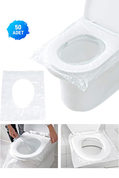 Soillium Hijyenik Tek Kullanımlık Klozet Kapağı Poşeti Kapak Örtüsü Pratik Seyehat Restaurant Hijyenik Örtü