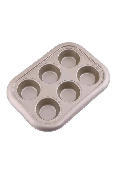 Generic قالب مافن رويال فورد، 6 أكواب، متعدد الألوان، 29.4×21×3.5 سم/0.5 مم، ...