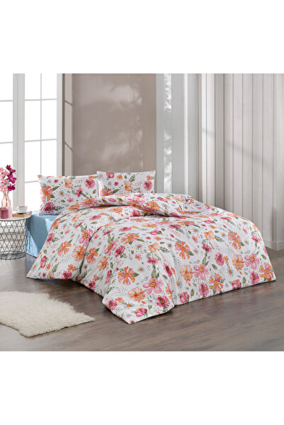 Kristal By Taç Crystal Ranforce Double Cotton Duvet Cover Set Delicate