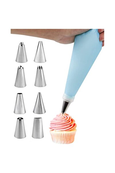 Generic مجموعة أكياس تزيين وفوهات سيليكون من ILLUVA، أكياس تزيين معجنات قابلة...