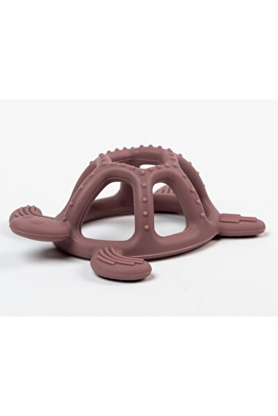 BabySnugg Silicone Teething Toy, Purple Frog