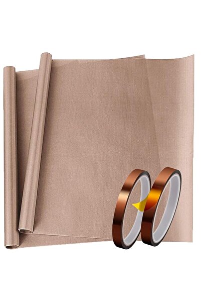 Generic PTFE Teflon Sheet, 2 Pack 12 x 16" and 2 Rolls 10mm X 33m Heat Resist...