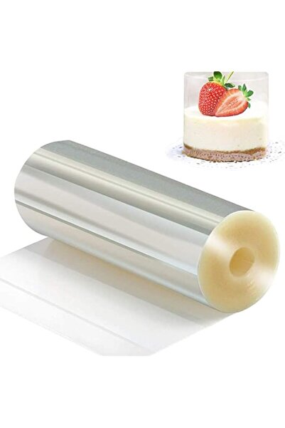 Generic MAKINGTEC أطواق الكيك شرائط أسيتات شفافة غلاف الكيك البلاستيكي الشفاف...