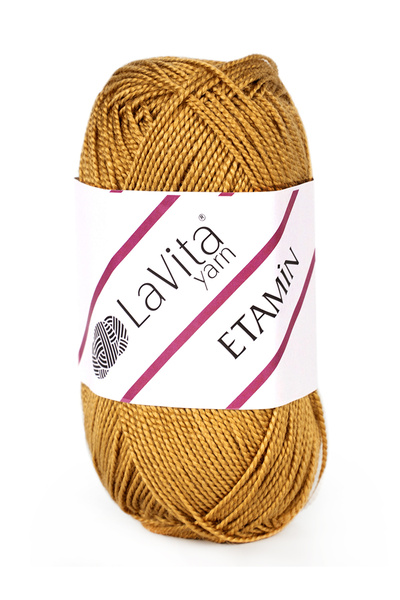 LaVita Yarn Etamin El Örgü İpi %100 Akrilik 30gr (9664 A.HARDAL)