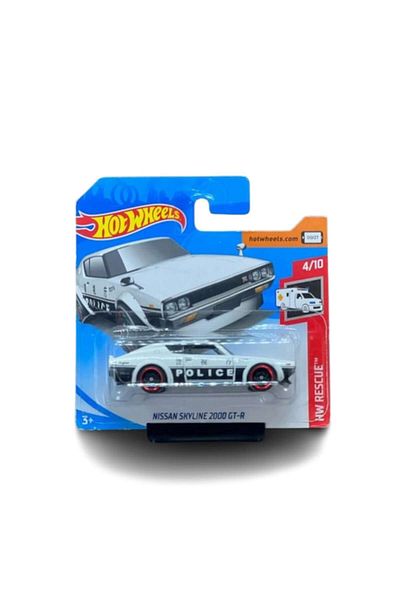 HOT WHEELS Masinuta metalica Hot Wheels, Nissan Skyline 2000 GT-R, Colectia 2019, 1:64, Alb
