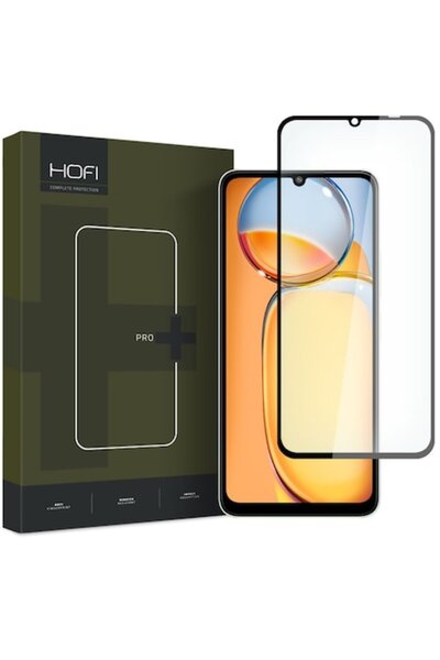 HOFI Sticlă protectoare de ecran pentru Xiaomi Poco C65 / Redmi 13C, sticlă securizată, lipici complet, 2.5D, rezistentă la impact