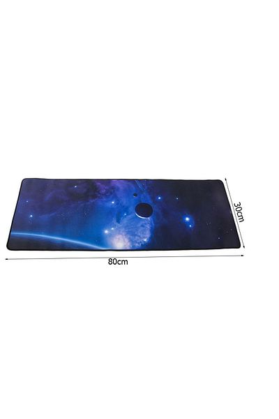 varioshop VarioShop® gaming mousepad, with cosmos pattern with planets, Made of flexible material, Anti