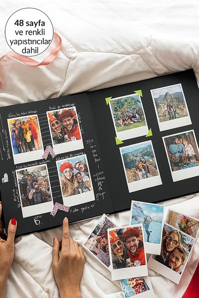 CHANCE GİFT Movie Scrapbook Album Memory Book DIY Album Wedding Newborn Custom Black Page Commemorative Album