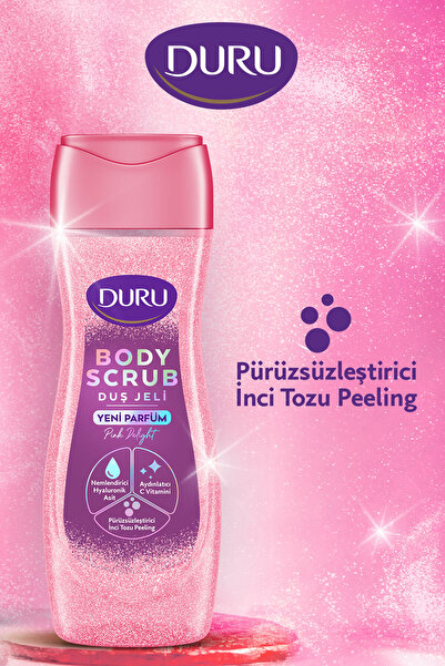 Duru Body Scrub Duş Jeli Pink Delight 2x450ml