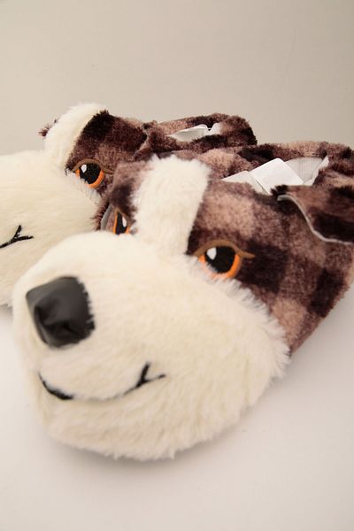 HFKY Soft Sole Cute Dog Slippers