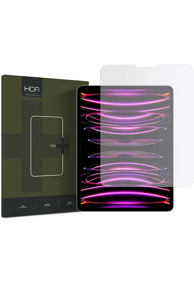 HOFI Screen Protector for Apple iPad Pro 12.9 (2022, 2021, 2020), Tempered Glass, Full Glue, Elite Armor,