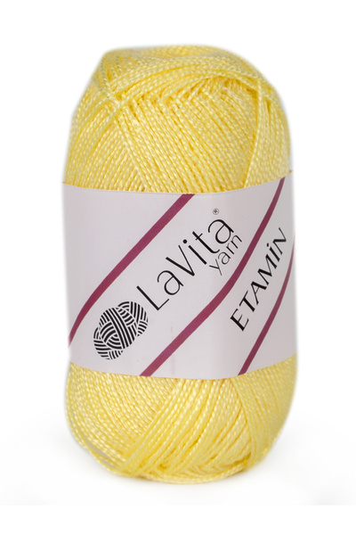 LaVita Yarn Etamin El Örgü İpi %100 Akrilik 30gr (0032 SARI)