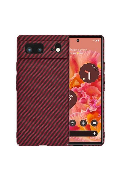e-Eunoia Art Protective Case for Google Pixel 6, M81, Lexgard, Noble Red
