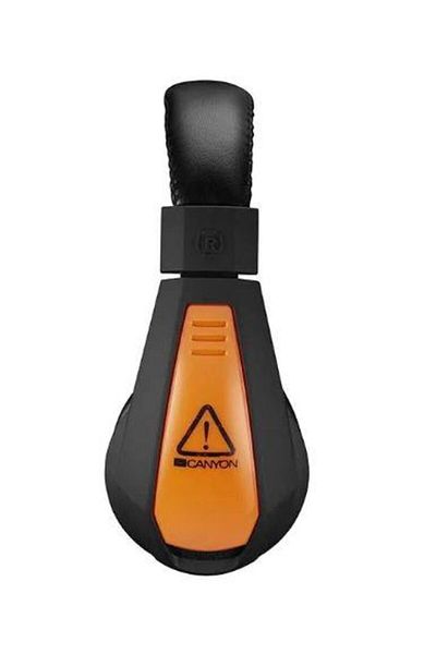 CANYON Casti Gaming Star Raider CND-SGHS1A, Multiplatforma (Negru/Portocaliu)