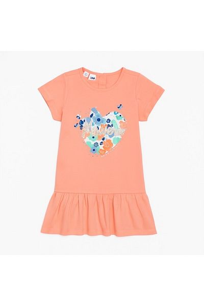 İDO I Do - Bow Print Dress for Girls, 104 CM