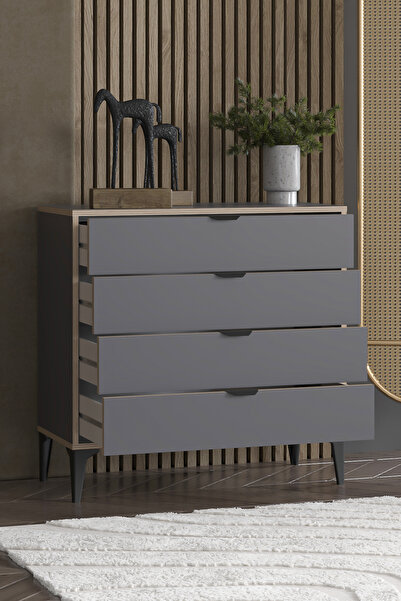 SARMOBİ Arden 4 Çekmeceli Şifonyer