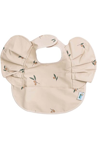 BabySnugg Baveta impermeabila BabySnugg, 6-24 luni, Beige Olives
