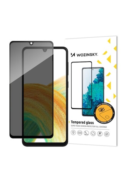 WZK Protector de ecran anti-spy pentru Samsung Galaxy A33 5G, cu protecție pe...