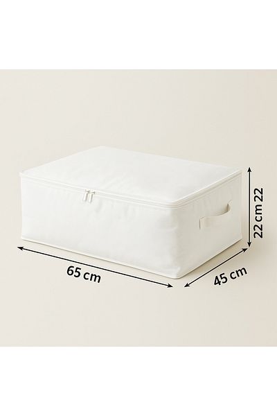YELLOW STARY HOME DECOR (5 Pcs)White Sofa Bed & Bed Base Type Pillow Quilt Storage Bag-Bed Base Organizer 65X45X22 cm