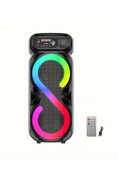 singe Wireless Bluetooth Speaker, Stereo Sound, FM Radio, TF Memory, USB Input, Mic Input rechargeable