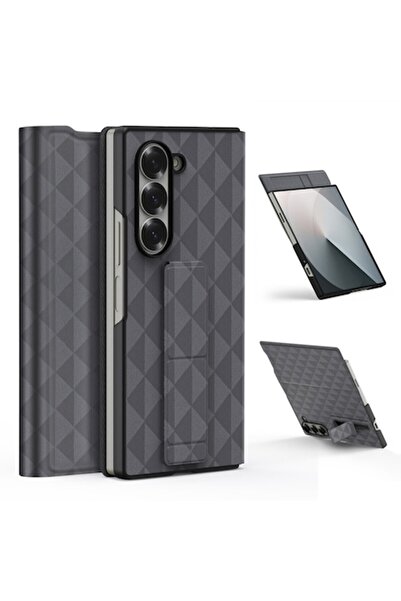 e-Eunoia Art Husă de protecție pentru Samsung Galaxy Z Fold6, R62, -Piele, Gr...